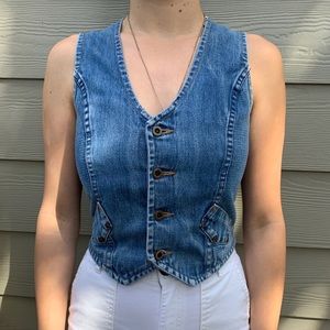 Wrangler denim vest